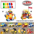 thumbnail image 2 of Set de coche Building Blocks Klobroz de 171 piezas para niños pequeños de 2 a 5 años, 2 of 6