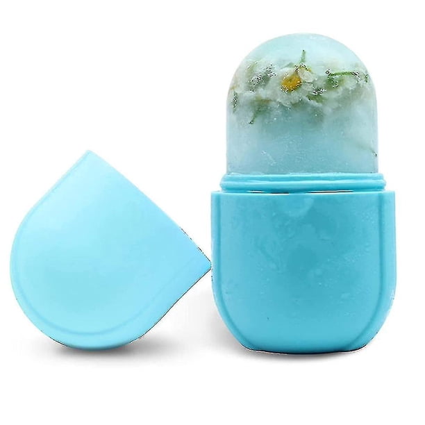 Mini rodillo de hielo para cara y ojos, reutilizable, tensar la piel y deshinchar el área de los ojos