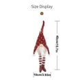 thumbnail image 2 of 1pc Christmas Faceless Forest Old Man with Light Decoration Tree Top Doll Christmas Doll Decor Christmas Tree Pendant Winter Gift Gray, 2 of 8