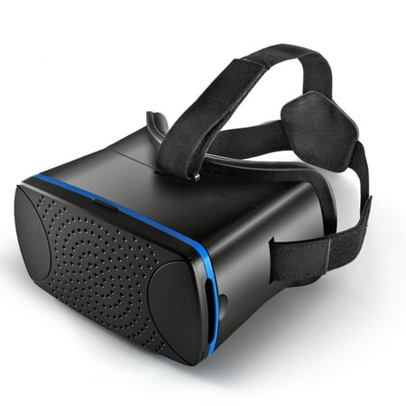 3D VR Virtual Reality Headset Glasses Video Movies Games Viewing Gear with Adjustable Head Strap Fit for iPhone iOS & Google Android Mobile Smartphone Devices with 3.5 - 6 inches Display