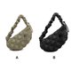 thumbnail image 3 of Jumpingount Bolsos de mujer, bolsos de hombro con personalidad informales de ocio de alta capacidad a la moda, bolso cruzado acolchado de invierno Bolsas de mensajero y de hombro Negro Jumpingount AP018253-02, 3 of 6
