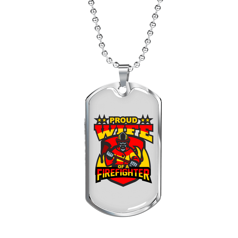 Firefighter necklace deals for him