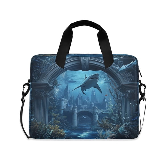 16" Laptop Tote Bag Laptop Sleeve Case Computer Briefcase for Work & Travel Undersea Fantasy World