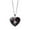 Black, variant on Jewelry VerPetridure Solar System Planet Galaxy Double Sided Necklace Universe Heart Pendant Necklace