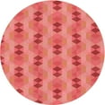 thumbnail image 1 of Ahgly Company Machine Washable Indoor Round Transitional Orange Area Rugs, 3' Round, 1 of 7