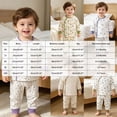 thumbnail image 5 of TOWED22 Toddler Boy Outfit Long Sleeve Print Sweatshirts and Pants Set 2Pcs Infant Baby Spring Fall Winter Clothes Sets Size:1-2 Y,Color:Blue, 5 of 7