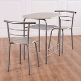 Small Kitchen Table Costway 5 Piece Dining Table Set Wood Metal Kitchen Breakfast Furniture W/4 Chai Mesa De Comedor 2 Sillas