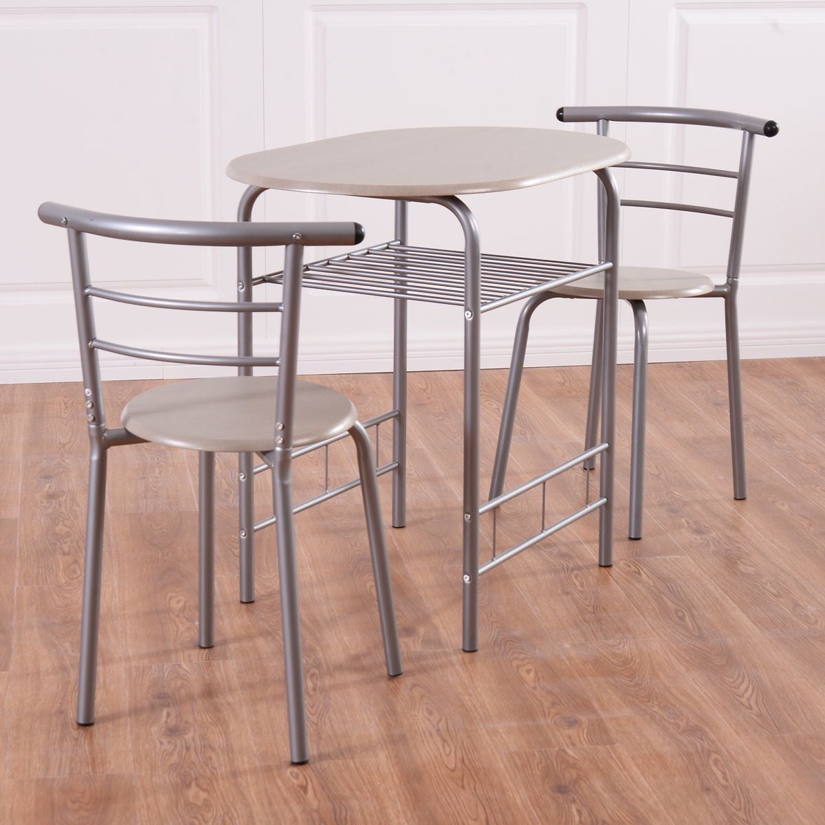 Costway 3 Piece Dining Set Table 2 Chairs Bistro Pub Home Kitchen Breakfast Walmart Canada