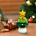 thumbnail image 4 of TERGAYEE Mini Crochet Christmas Tree Yarn Potted Ornament, Mini Christmas Tree Desk Decor Christmas Decorations Christmas Gifts for family, 4 of 7