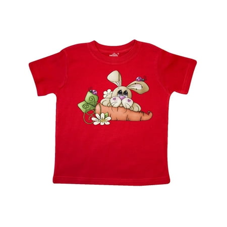 

Inktastic Ladybugs and Bunny Rabbit with Carrot Gift Toddler Boy Girl T-Shirt