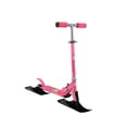 thumbnail image 3 of koolsoo Trottinette de Neige pour Enfants Portable Conversion Hauteur Réglable Ski Planche à Roulettes Traîneau Rose Rouge, 3 of 9