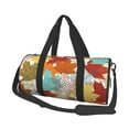 thumbnail image 1 of Fotbe Fall Maple Leaves Bolsa Deportiva de Lona Plegable con Estampado, Bolsa de Gimnasio con Bolsillo Seco/Húmedo, Bolsa de Viaje Ultraligera de Gran Capacidad, 1 of 6