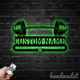 thumbnail image 4 of Handmadetneonsign Powerlifting Medal Hanger Metal Wall Art Light, Weightlifter Metal Sign Wall Decor, Gym Metal Decor 46921, 4 of 5
