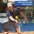 thumbnail image 5 of 16mm Pickleball Paddles Professional  2026 Usapa Approved T700 Carbon Fiber Surface Pickle Paddle(cfs) Polypropylene Lightweight Core Cushion Comfort Grip With Cover Case Black, 5 of 7