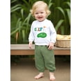 thumbnail image 5 of BemeyourBBs Baby Boy Golf Outfits Long Sleeve Golf Print Sweatshirt + Pants, 5 of 9