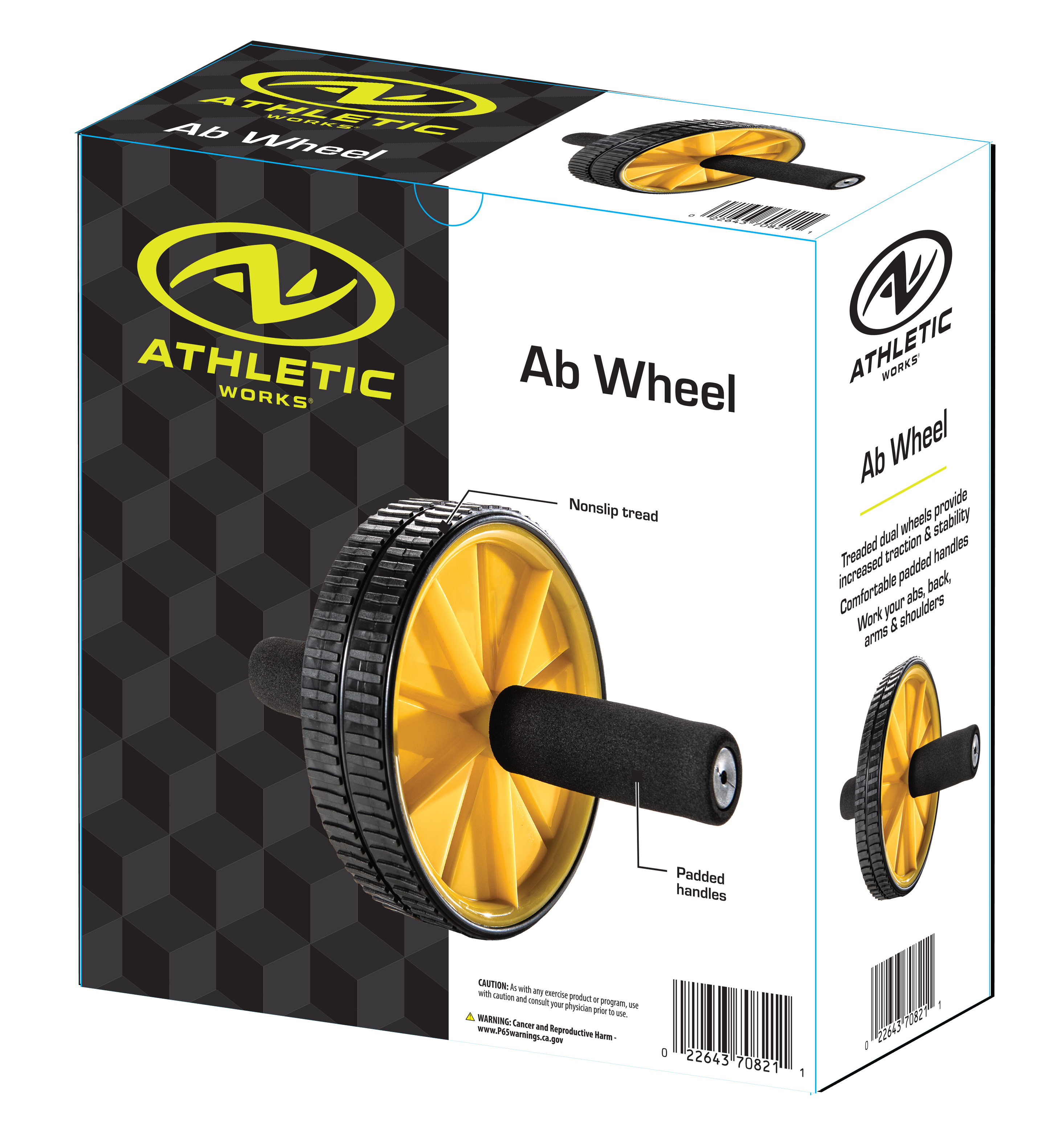 Athletic Works Dual Ab Wheel Core Strength Trainer photo 6