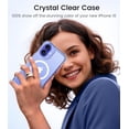 thumbnail image 3 of Funda de teléfono Mkeke Magnetic Clear para iPhone 16 con Magsafe, 3 of 9