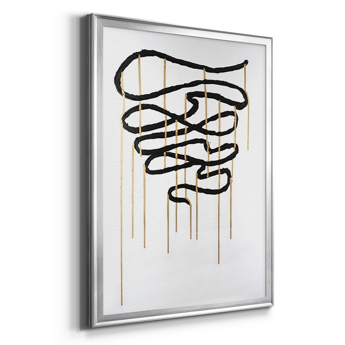 Weeping Ribbon I Premium Framed Print, in Gold, Black, or Silver - Ready to Hang