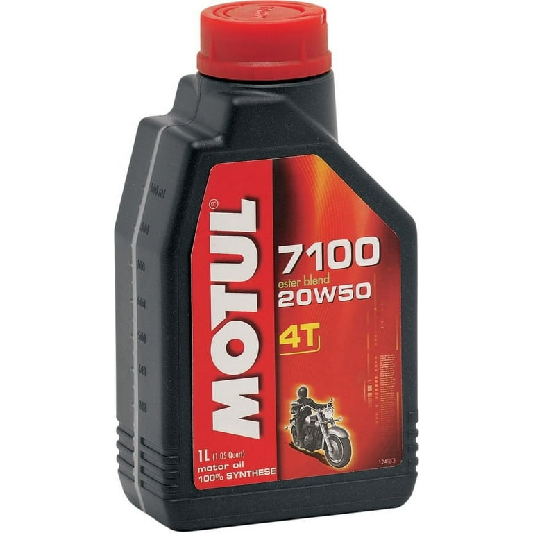 Motul 836411; 7100 Synthetic Oil 20W-50 Liter - Walmart.com