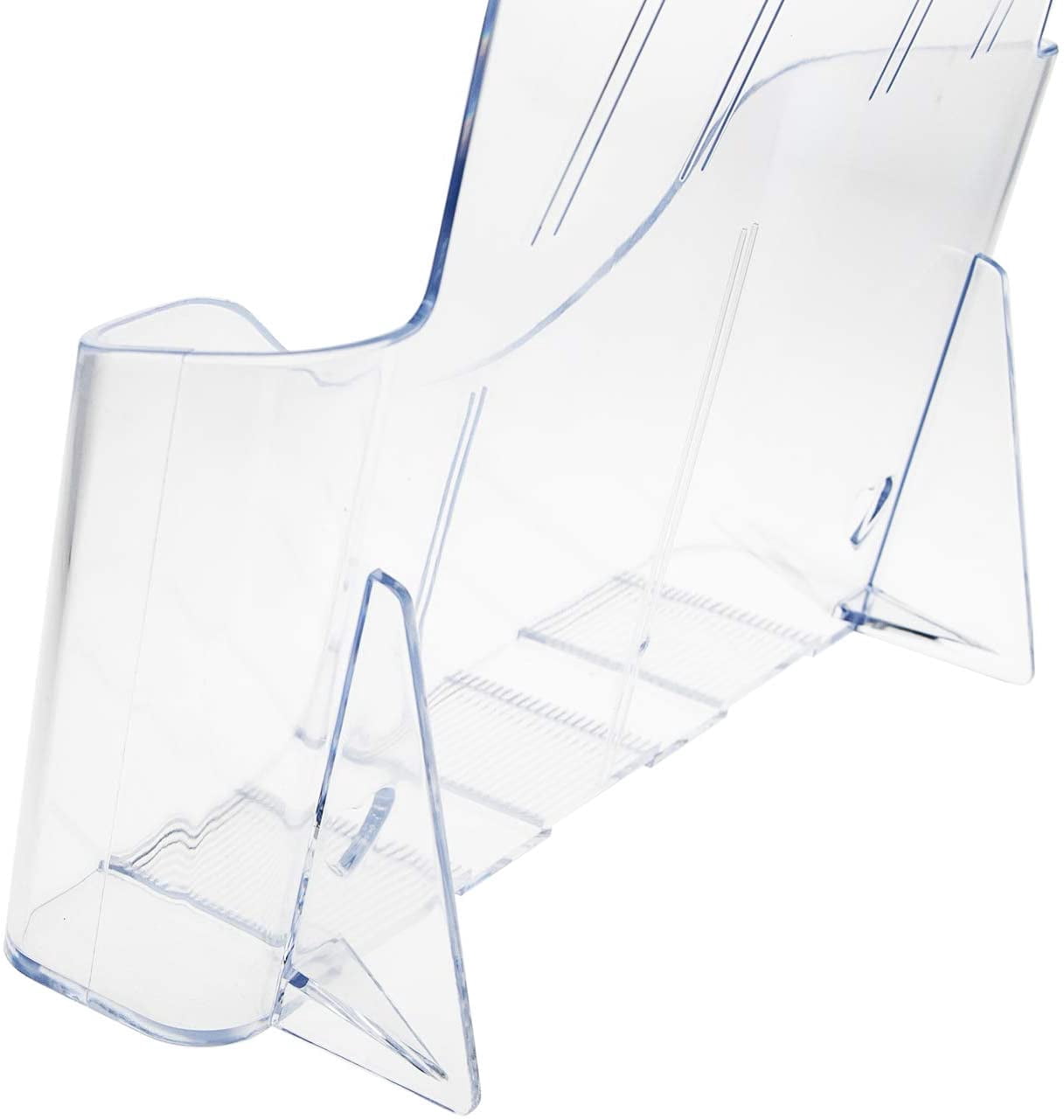 NIUBEE Acrylic Brochure Holder 8.5 X 11 Inches 2 Pack, Clear...