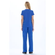 NATURAL UNIFORMS Womens Scrub Set Lightweight Stretch with 12 Pockets