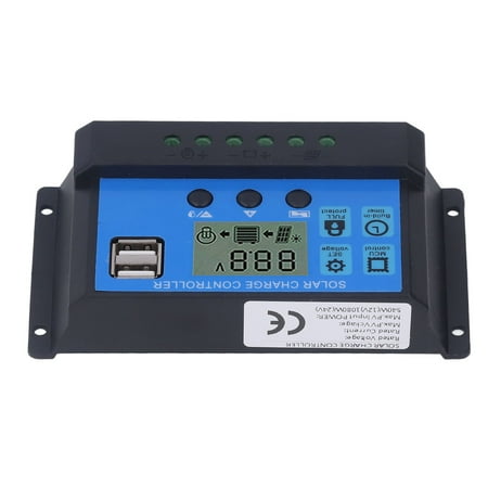 

Solar Charge Controller Solar Charge Regulator Dual USB 5V Output For Home 40A 50A 60A