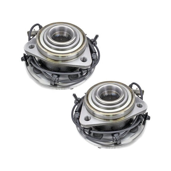 Front Wheel Bearing Hub Assembly Set of 2 - Compatible with 2006 - 2010 Jeep Commander 2007 2008 2009