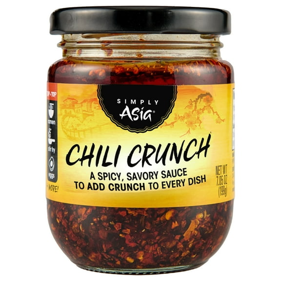 Simply Asia Chili Crunch Sauce, 7.05 oz Bottle