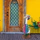 thumbnail image 4 of Adornos de Halloween, ropa de ganso para porche, decoración para césped de 23 pulgadas, accesorios de ganso, decoración de jardín, decoración de otoño, decoración navideña, estatua de poliéster., 4 of 7