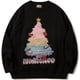 thumbnail image 2 of Suéter navideño holgado para mujer, otoño/invierno, manga larga, árbol de Navidad, pareja, punto, cuello redondo, extragrande, blanco, 2 of 4