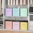 thumbnail image 2 of KZINGS Cajas de Almacenamiento Plegables de Tela, Cubos de Almacenamiento 28 cm, Juguetero Organizador Infantil para Ni&ntilde;os, Cajas Organizadoras Contenedores para Cl&oacute;sets, Cajas p, 2 of 8