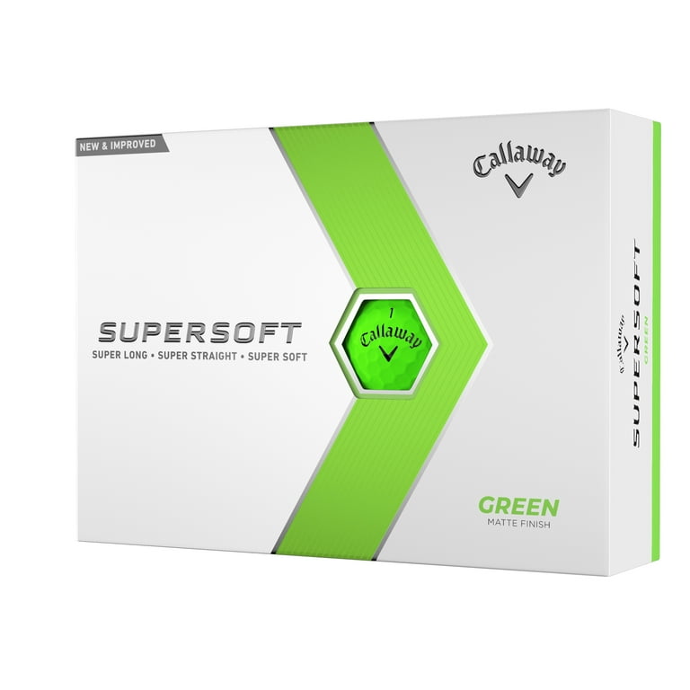 Callaway 2023 Supersoft Golf Balls - Green Callaway 2023 Supersoft Golf Balls - Green