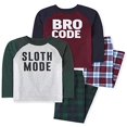 thumbnail image 1 of Pyjama Garçon Sloth Bro 4 Pcs, SPRUCESHAD, Petit, 1 of 2