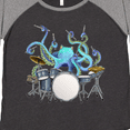 thumbnail image 4 of Inktastic Cute Blue Octopus Drumming Women's Plus Size T-Shirt, 4 of 5