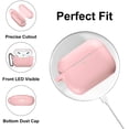 thumbnail image 2 of Designed for Airpods Pro Case Cover Silicone Protective Charging Case Skin Compatible for Apple Airpods Pro , (Front LED Visible) Pink, 2 of 3