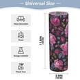 thumbnail image 2 of Plastic Vase 11.8 x 3.9 Inch Vase Transparent Non-Breakable Plastic Ornamental Culture Bottle Storage Jar Modern Family Wedding Decoration Beautifui Rose Pink, 2 of 6