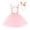 Pink-5, variant on MuXiKeJi Clothes Girls Easter Dresses Size 7 Round Neck Cartoon Bunny Flutter Sleeve Loose Dance Party Dresses Clothes Little Girl Outfits Toddlers
