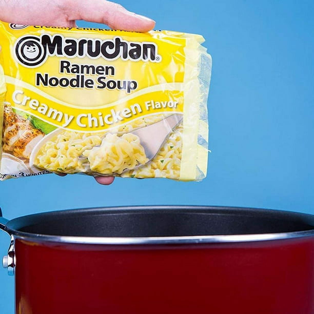 Maruchan Ramen Creamy Chicken, 3 Ounce (Pack of 30)