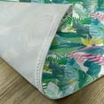 thumbnail image 5 of Ambesonne Leaf Place Mats Set of 4, Flowers Plumeria Lilacs, Standard Size, Yellow Green Pale Blue, 5 of 6