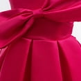thumbnail image 4 of 3-10Y Toddler Bowknot Formal Dress Flower Girl Wedding Pageant Party Ball Gown, 4 of 7