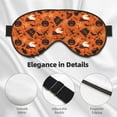 thumbnail image 4 of Cauagu Retro Halloween Print Sleep Eye Mask, Blindfold Eye Sleep Shade Cover with Elastic Strap/Headband Eye Cover Eyeshade for Night Sleeping/Travel Nap, 4 of 7