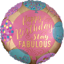 18C XL STN HAPPY BDAY STAY FABULOUS