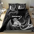 thumbnail image 4 of Nueva Zelanda Maori Taniwha Juego de Cama Helecho Plateado Versión Negra LT05, 4 of 6