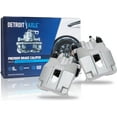 thumbnail image 5 of Detroit Axle - Brake Kit for Ford 2004-2008 F-150 2006-2008 Lincoln Mark LT 2005 2007 Front & Rear Drilled & Slotted Brake Rotors Ceramic Brakes Pads Rear Brake Calipers Replacement - 10pc Set, 5 of 6