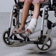 thumbnail image 1 of EXHUMKY 2 Pcs Remplacement de Roue avant de Fauteuil Roulant en Métal Matériaux Plastiques Noir, 1 of 5