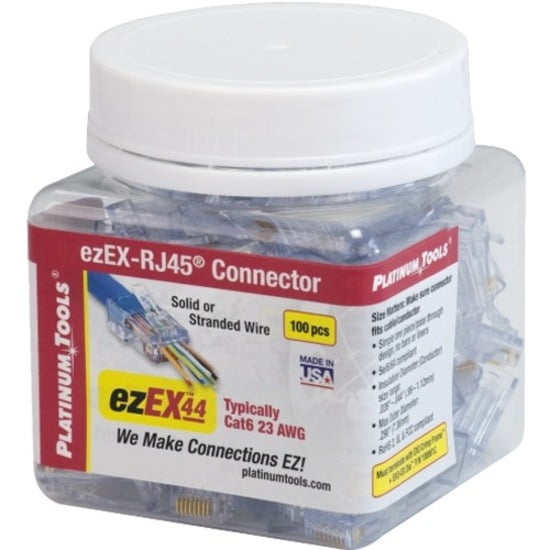 Platinum Tools ezEX 44 - ezEX-RJ45 Connector (0184-0932)
