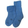 thumbnail image 2 of Lian LifeStyle Children's 1 Pair Wool Socks Plain Color 0M-6M (Blue), 2 of 4