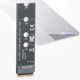 thumbnail image 2 of Tarjeta Adaptadora Unidad De Estado Sólido Abs Negra Apta Para Macbook Air En 2013-2017 M.2 Nvme Pcie3.0 Yuarrent EL009324-00, 2 of 6