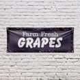 thumbnail image 5 of Farm Fresh Grapes Banner Sign 24 Inch x 72 Inch | 13 oz Vinyl with Metal Grommets | Heavy-Duty Single-Sided Outdoor Durable Printed High-Quality Weatherproof | Made in the USA, 5 of 6