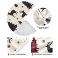 thumbnail image 4 of Yayeee Christmas Tree Skirt 47 inches for Xmas Tree Holiday Party Decoration, Christmas Plaid Forest, 4 of 6
